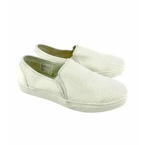 Casual White Eyelet Slip On Shoes Sz 10 B Comfortable Outdoors Women's